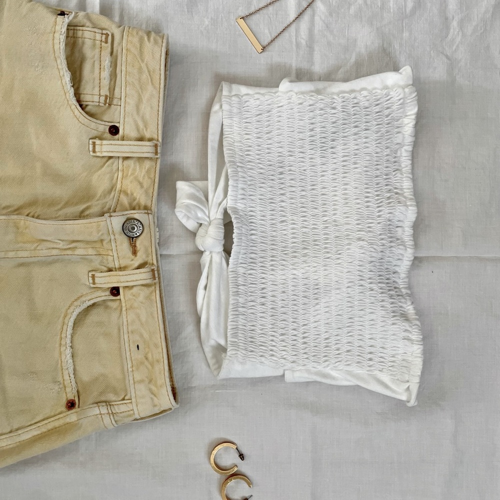 Wilfred Bandeau Tie-Up Top